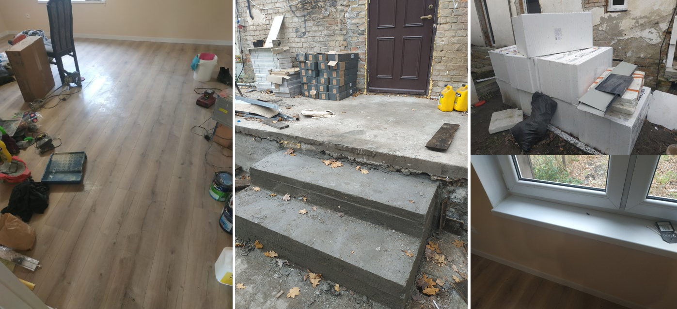 panele schody parapety