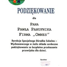 podziekowanie