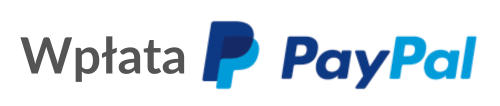 Logo PayPal - Wpłać darowiznę